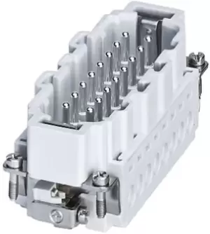 Image of Phoenix Contact Hc-B 16-I-Ut-M Rectangular Male Insert, 16Pos, Screw