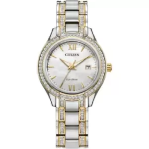 Image of Ladies Citizen E-Drive Crystal Case/Bracelet Watch