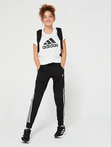 Image of adidas Girls Essentials Linear T-Shirt - Size 7 - 8 Years