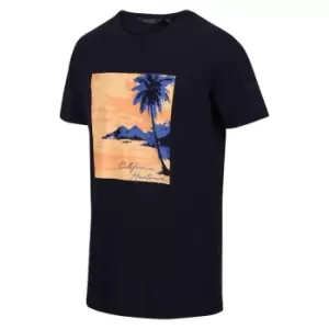 Image of Regatta Cline VII Short Sleeve Tshirt - NavyHeatWave