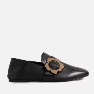 Image of Ted Baker Womens Aybilin Leather Loafers - Black - UK 3
