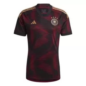 Image of adidas Germany Away Shirt 2022/2023 Mens - Black