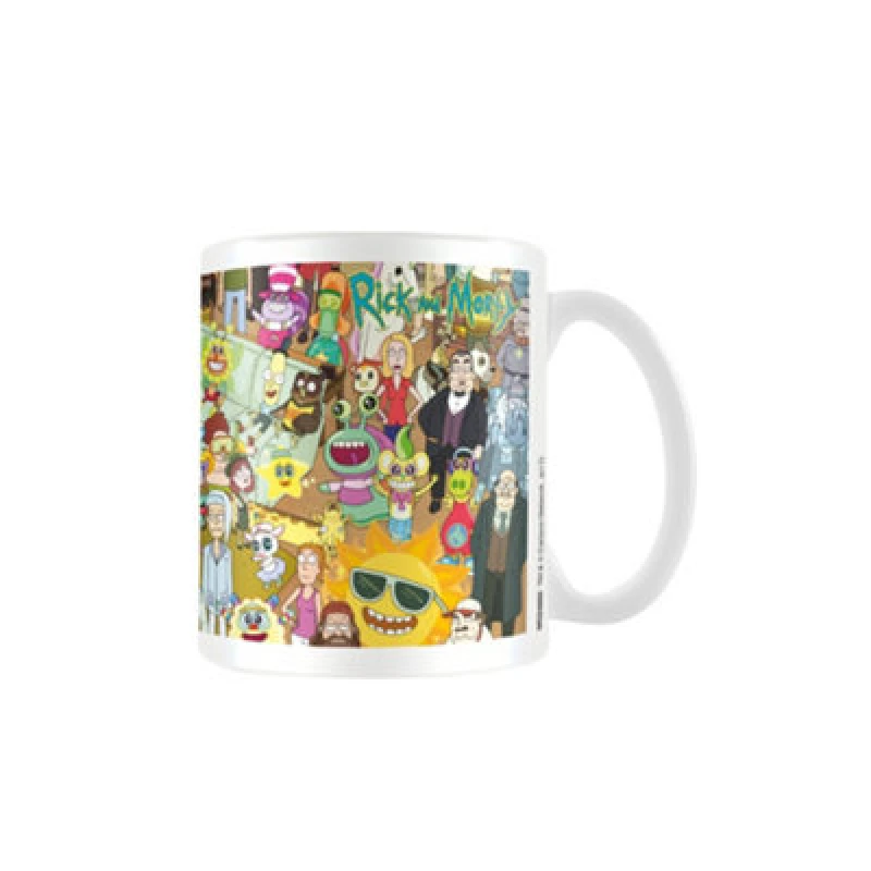 Image of Rick & Morty Characters Mug Multi unisex