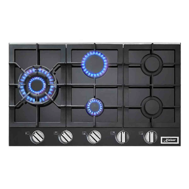 Image of Kaiser Appliances Avantgarde Pro 86cm Gas Hob Black unisex