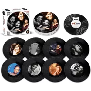 Image of Jazz Divas 8 Pieces Coaster Tin Set