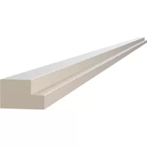 Image of Kitchen Kit Flatpack J-Pull Multi Rail Ultra Matt 2745mm in Cashmere Mdf