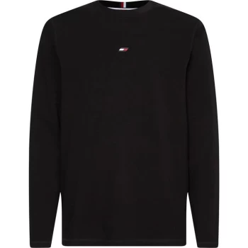Image of Tommy Sport Essential Long Sleeve T Shirt - Black