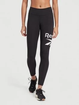 Image of Reebok Identity Cotton Leggings - Black