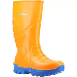 Image of Nora Max Unisex Adult Noratherm S5 PU Safety Boots (6.5 UK) (Orange/Blue)