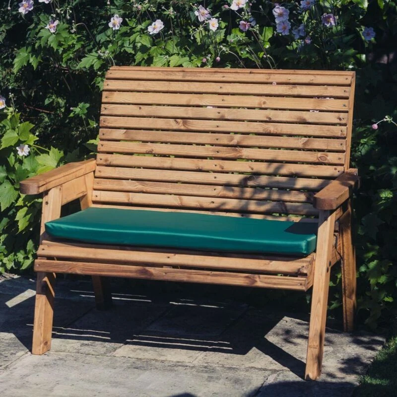 Image of CHURNET VALLEY Green Garden Cushion Double G2C