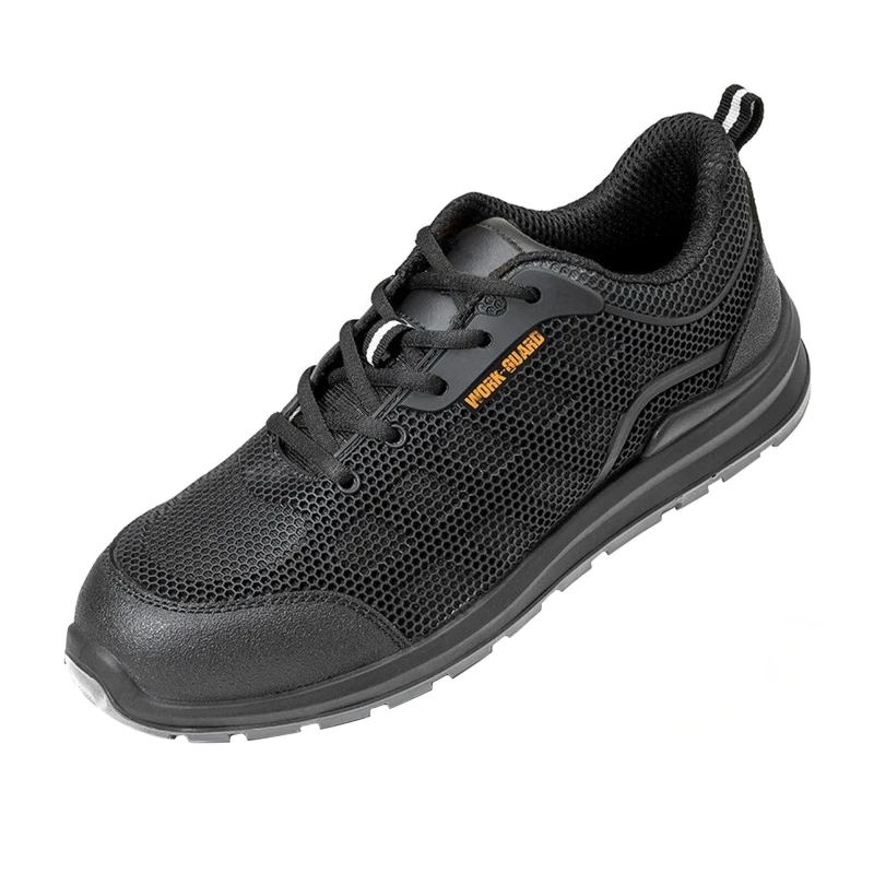 Image of Result Result Men Work Guard All-black Safety Trainer Size: 9 Black 9 Male 5059269518073