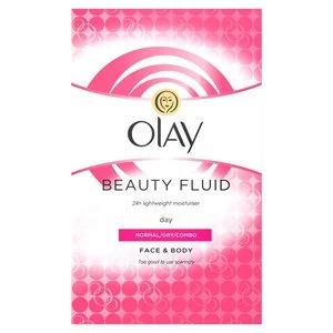 Image of Olay Beauty Fluid Moisturiser Normal/Dry/Combo Skin 100ml