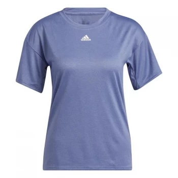 Image of adidas Training 3-Stripes AEROREADY T-Shirt Womens - Orbit Violet