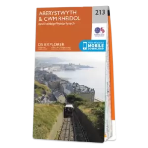 Image of Map of Aberystwyth & Cwm Rheidol