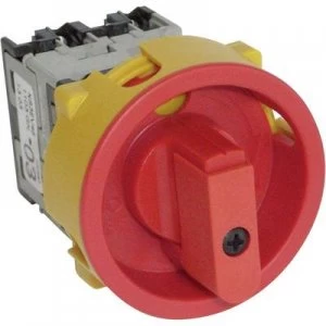 Image of Isolator switch lockable 20 A 400 V 1 x 90 Red