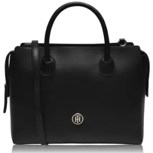 Image of Tommy Hilfiger Charming Satchel Bag - Black