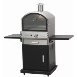 Image of Lifestyle Appliances Verona Deluxe Gas Garden Pizza Oven - Black