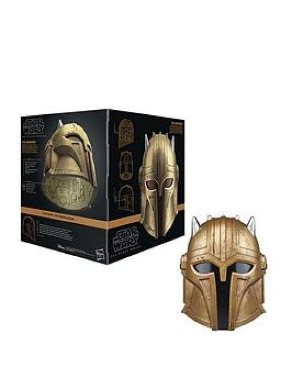 Image of Star Wars The Black Series The Armorer Premium Electronic Helmet Adult Roleplay Item