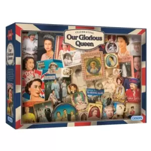 Image of Gibsons Our Glorious Queen 1000 Piece Jigsaw Puzzle