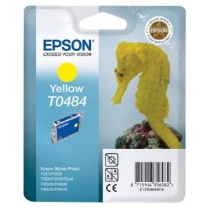 Image of Epson Seahorse T0484 Yellow Ink Cartridge