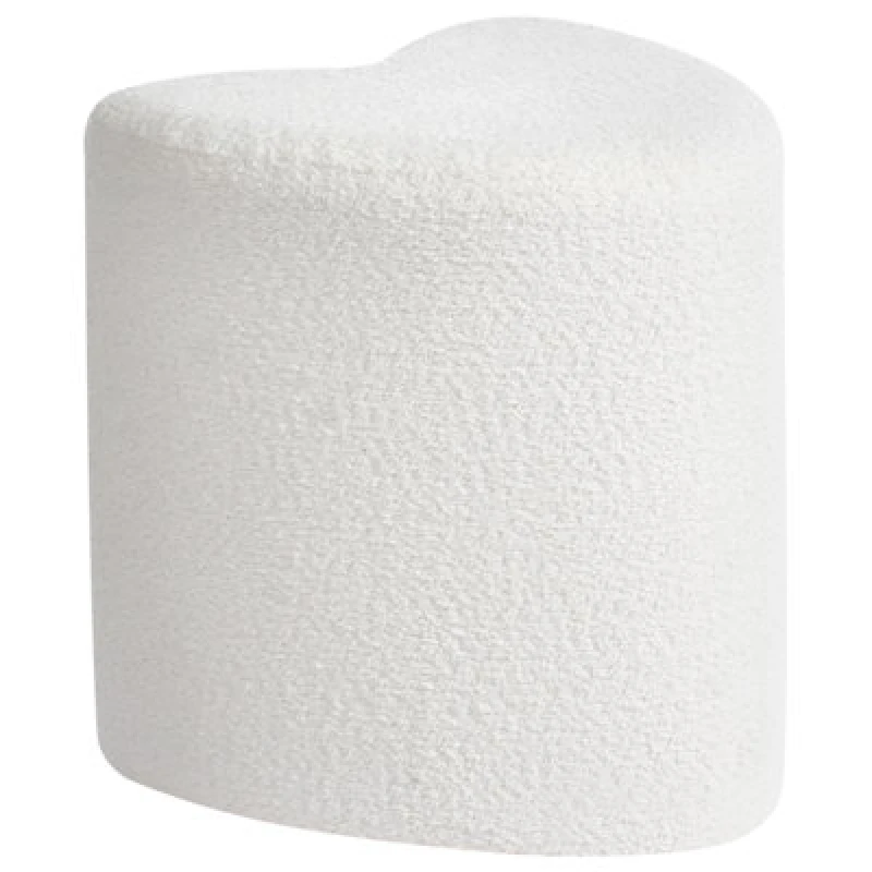 Image of Beliani Pouffe Scotia Chenille Off-White