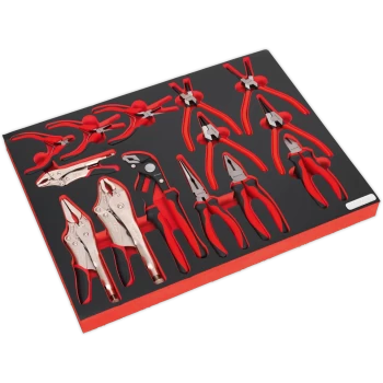 Image of Sealey 14 Piece Plier Set in Module Tray for AP24 Tool Chests