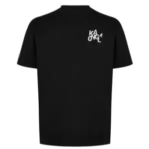 Image of Kangol Chest Logo T Shirt Mens - Black