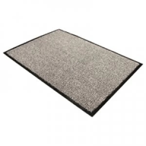Image of Doortex Black and White Dust Control Door Mat 900x1200mm 49120DCBWV