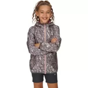 Image of Regatta Boys & Girls Printed Lever Waterproof Breathable Jacket 13 Years - Chest 79-83cm (Height 153-158cm)