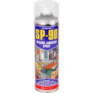 Image of Action Can SP-90 Silicone Lubricant 500ml Rubber