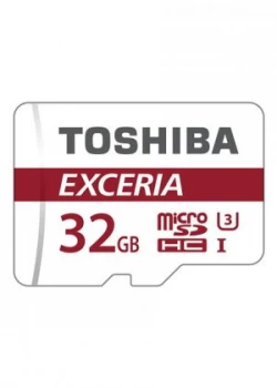 Image of Toshiba Exceria 32GB Micro SDHC Memory Card
