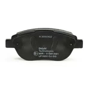 Image of DELPHI Brake pad set LP1653 Brake pads,Brake pad set, disc brake FIAT,PEUGEOT,CITROEN,Doblo Cargo (223_),Doblo Kombi (119_, 223_)
