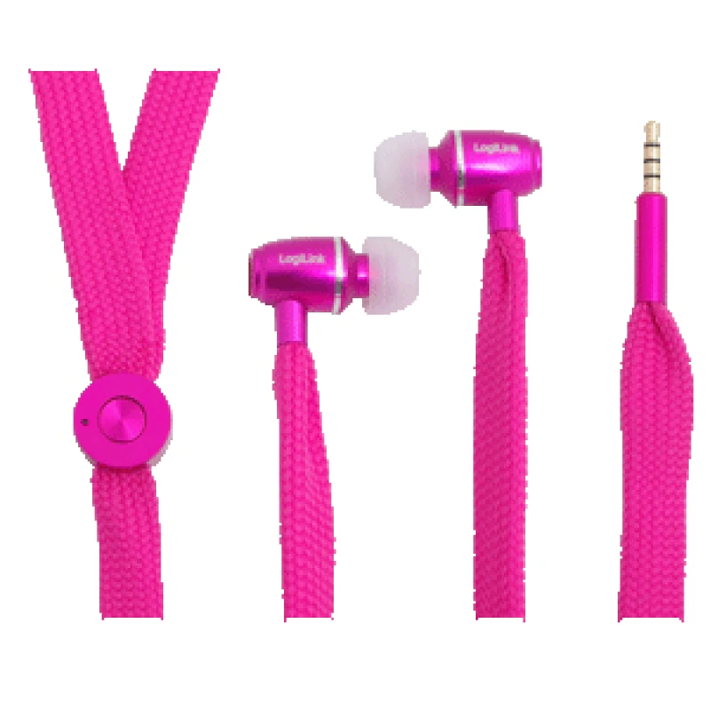 Image of LogiLink HS0026 headphones/headset Wired In-ear Calls/Music Pink