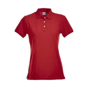 Image of Clique Womens/Ladies Premium Stretch Polo Shirt (L) (Red)