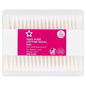 Image of Superdrug Cotton Paper Buds x 200