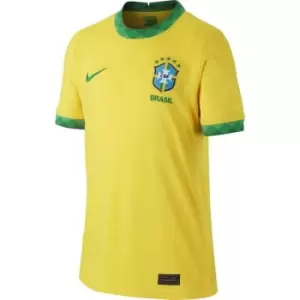 Image of Nike Brazil Home Shirt 2020 Junior - Yellow