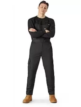 Image of Dickies Everyday Workwear Bib & Brace Overall - Black, Size 30, Men