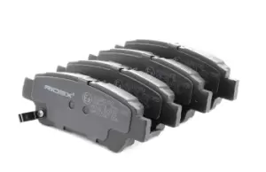 Image of RIDEX Brake pad set 402B0300 Brake pads,Brake pad set, disc brake TOYOTA,PREVIA (MCR3_, ACR3_, CLR3_),Avensis Verso (_M2_),SIENNA (MCL2_, GSL2_)