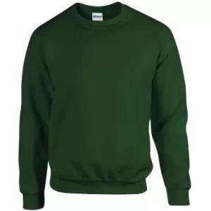Image of Gildan Childrens Unisex Heavy Blend Crewneck Sweatshirt (S) (Forest Green)