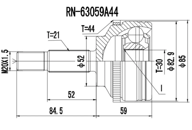 Image of PROCARO 77-RE-920 CV Joint Joint Kit,drive shaft (5)