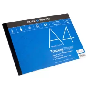 Image of Daler Rowney Graphic Series Tracing Paper Pad 50 Sheets 60gsm A4