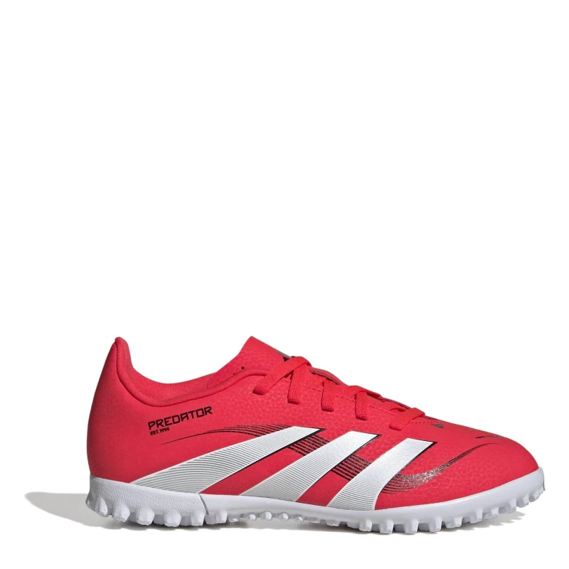 Image of adidas Predator Club Junior Astro Turf Football Boots Red 3