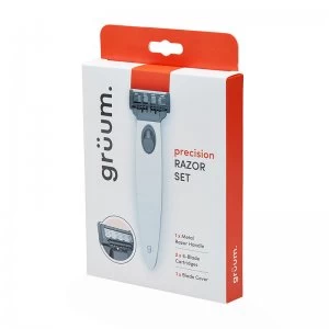 Image of gruum Silver Precision Razor Set