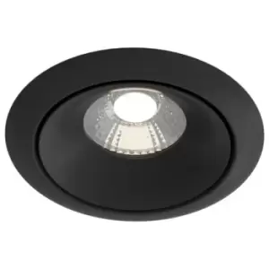 Image of Maytoni Maytoni Yin Dimmable Recessed Downlight Black 3000K