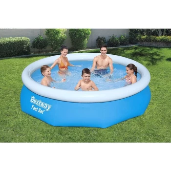 Image of Bestway Inflatable Play Pool Childrens Fast Set Paddling Pool - 10 Foot