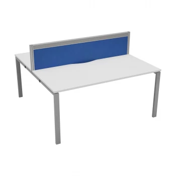 Image of CB 2 Person Bench 1200 x 780 - Oak Top and Silver Legs