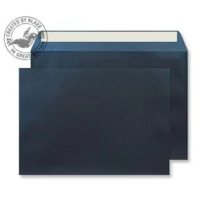 Image of Blake Creative Shine C5 120gm2 Peel and Seal Wallet Envelopes Midnight