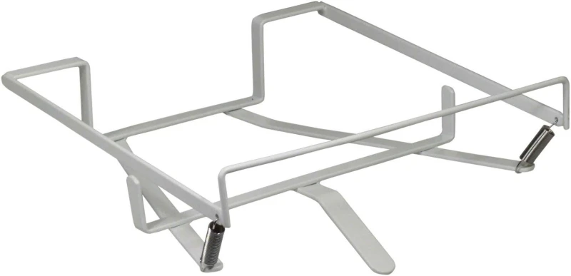Image of Aidapt Mobile Commode Pan Rack White
