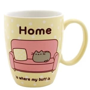Image of Pusheen Home Is Where My Butt Is Mug