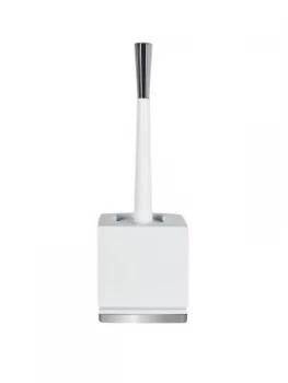 Image of Spirella Roma Toliet Brush In White And Silver